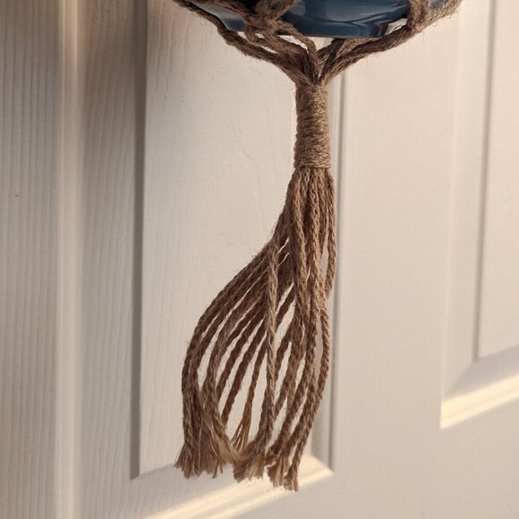 NWT Macrame Plant Hanger Retro 1970s Hippie Rustic Summer Home Decor Ashland NEW - Picture 9 of 11